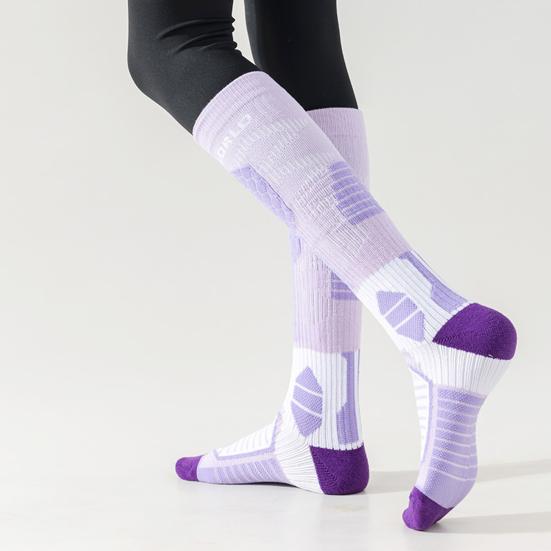 Winter Ski Socks Men Women Thickened Warm Compression Sports Socks Thermal Knee High Socks for Mountaineering Snowboarding Skiing