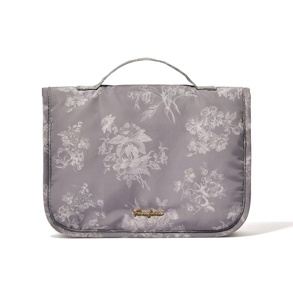 Francfranc Francfranc Classic Flower Hanging Pouch M Dark Gray