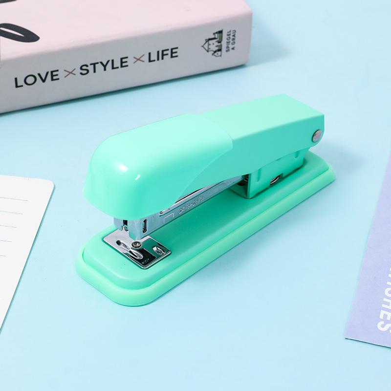 Macaron Color No. 12 Multifunctional Stapler - Labor-Saving for Office & Student Use