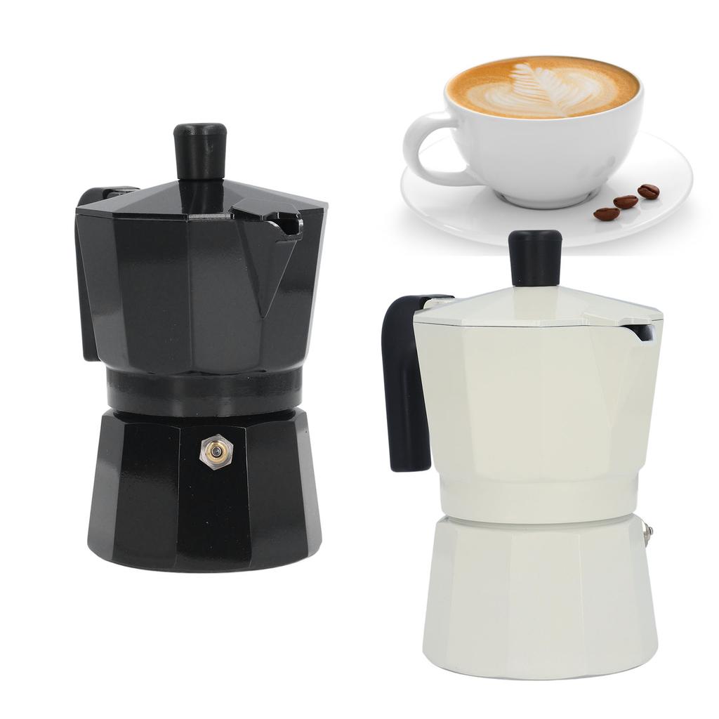 100 мл кофеварка для плиты с двойным клапаном из алюминиевого сплава кофеварка для плиты горшок для кофе