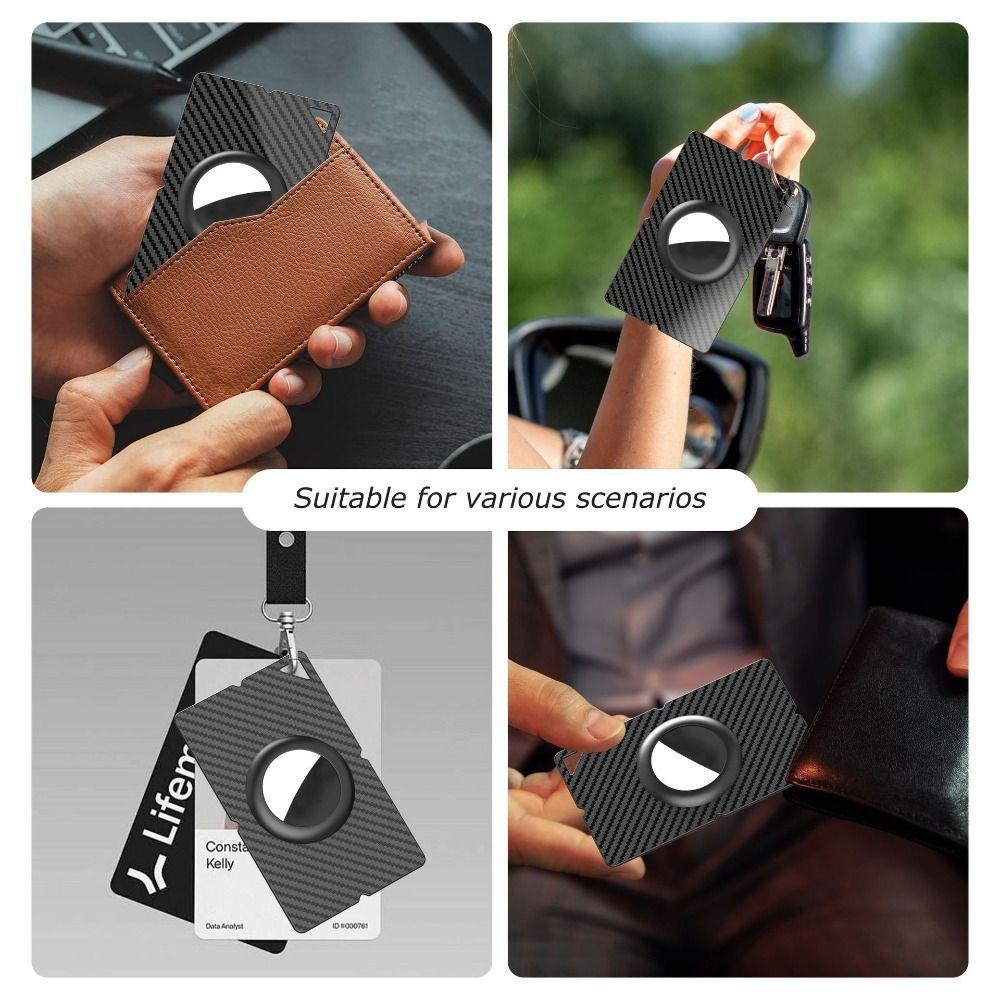 Пластиковый кошелек-картхолдер Трекер для карт Защитный чехол для локатора Apple AirTag Аксессуары