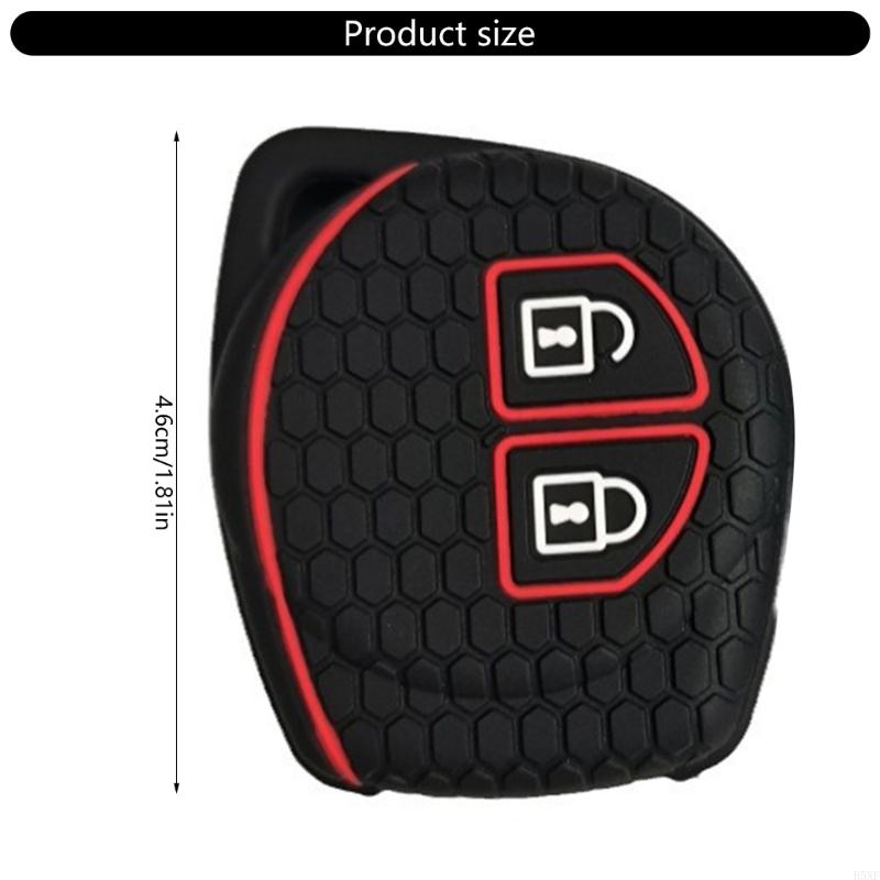 2025 New Silicone Car Remote Keys Cover Case Soft Rubber Skin 2 Buttons Auto Remote Case Rubber Skin