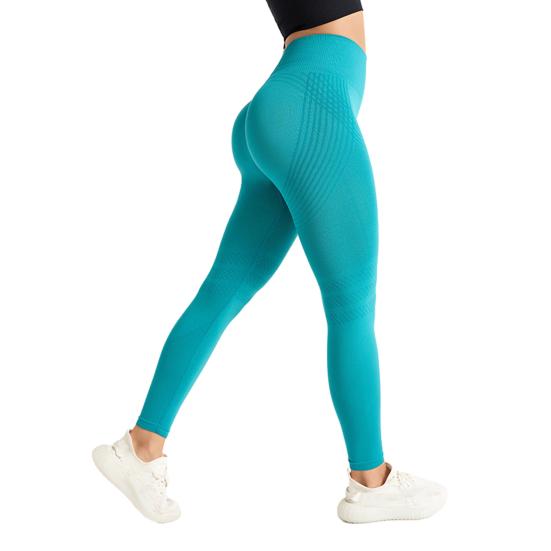Женские леггинсы для йоги, утягивающие живот, подтягивающие бедра, с высокой талией, бесшовные обтягивающие брюки для тренировок, эластичные, корректирующие фигуру, компрессионные брюки