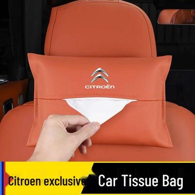 Кожаный подголовник Citroen C6/C4 Versailles с салфетницей