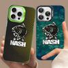 N-Nashs Fishing Logo Phone Case For IPhone 17 16 Plus Pro Max 15 14 13 12 11 Matte Colorful Covers