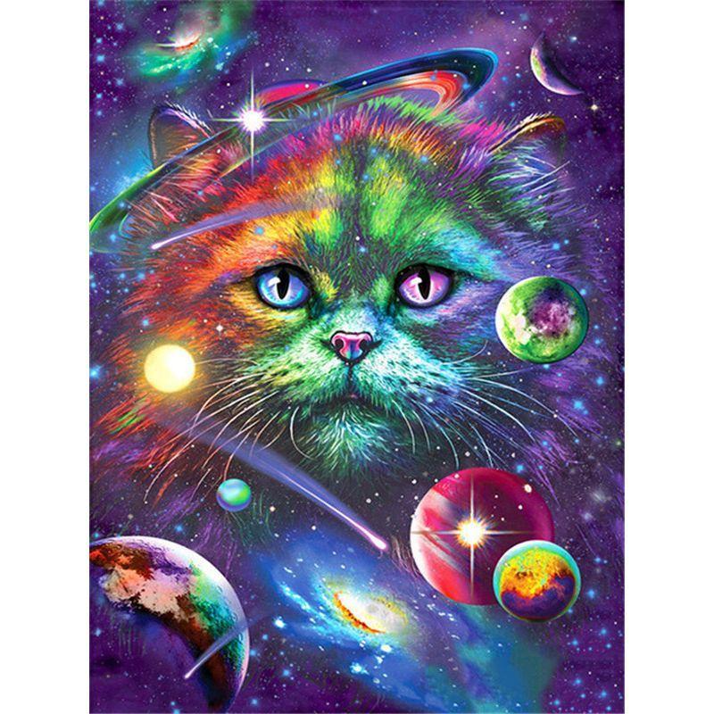 Round Diamond 5D DIY Diamond Painting "Space Planet Dolphin Waves" 3D Mosaic Embroidery Cross Stitch 5D Home Decoration