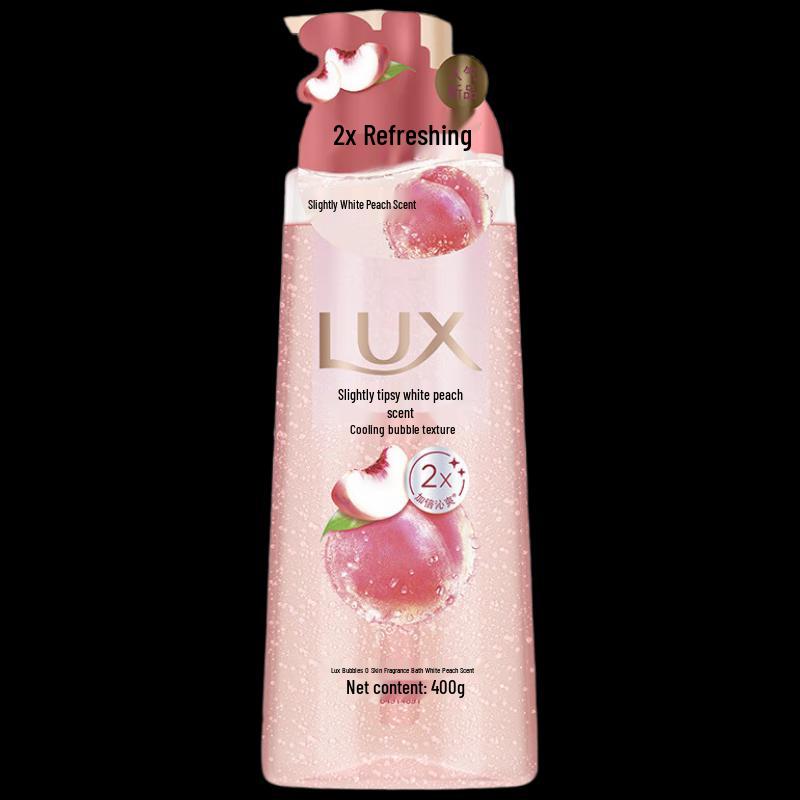 Lux Bubble Refreshing Fragrance Shower Gel, 400g 2-Pack