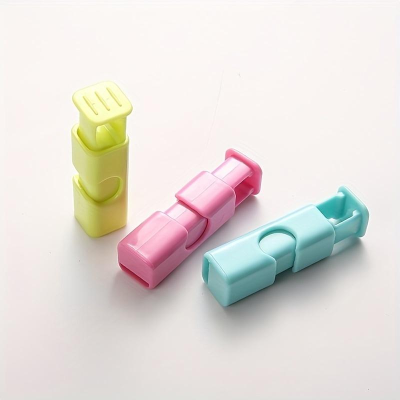8-Pack Reusable Food Seal Clips - Multi-Colored, Easy Lock/Press for Freshness, Bread & Kitchen Storage