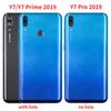 Для Huawei Y7 Prime Y7 2019 задняя батарея для Y7 Pro 2019 корпус задней двери с объективом камеры