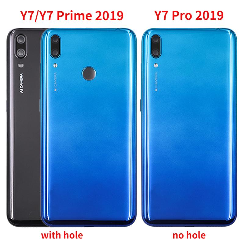 Для Huawei Y7 Prime Y7 2019 задняя батарея для Y7 Pro 2019 корпус задней двери с объективом камеры