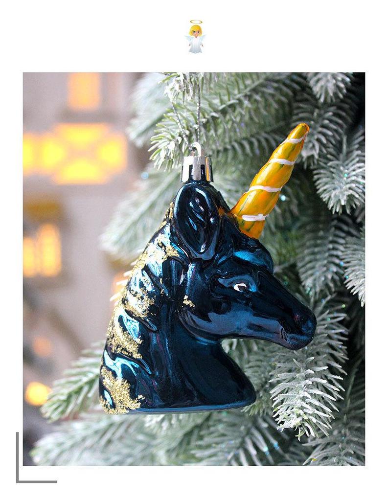 Набор из 72 нерегулярных расписных и гальванизированных рождественских шаров для украшения елки