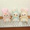 Cute Fantasy Elf Rabbit Plush Doll Keychain New Style Doll Bag Pendant 4-inch Machine Doll