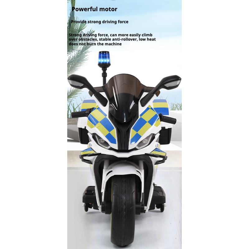 Детский электрический мотоцикл с двойным приводом, детский автомобиль с дистанционным управлением, Bluetooth, музыкальным светодиодным светом, функцией раннего образования для детей