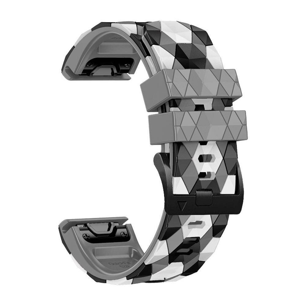 Быстросъемные ремешки для часов 22 26 мм для Garmin Fenix 6 6X Pro 7 7X 5X 5 Plus 3HR Силиконовый ремешок Easyfit С рисунком в виде футбольного мяча