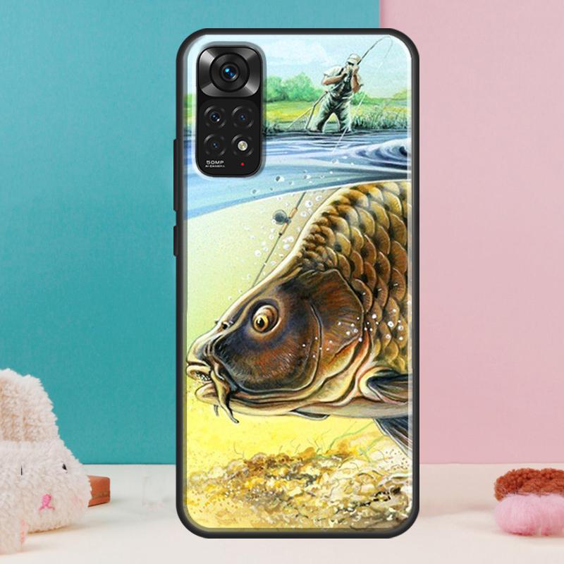 Чехол-картина для рыбалки для Xiaomi Redmi Note 13 Pro 14 12 11 9 10 9S 10S 11S 12S Redmi 14C 13C 10C 12C