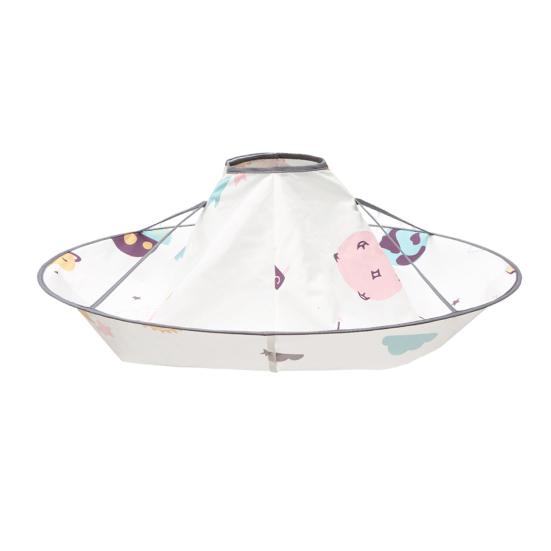 Детская накидка для стрижки с рисунком из мультфильма, водонепроницаемая накидка для стрижки волос, парикмахерский фартук и нагрудник, складной дизайн зонта