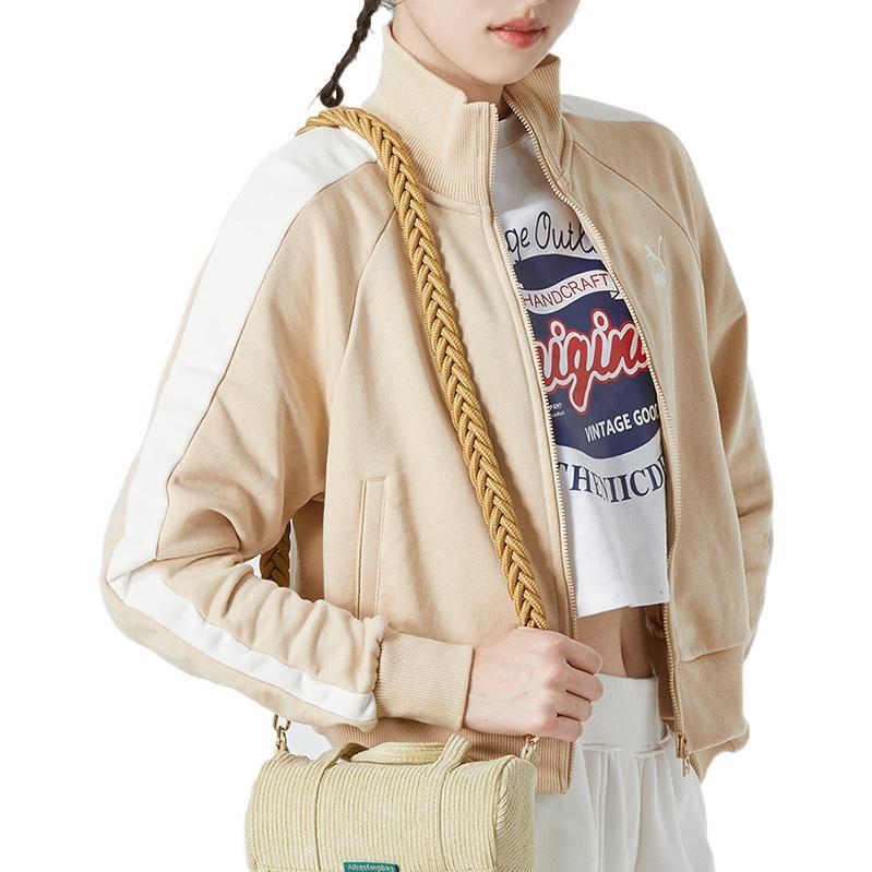 PUMA Jackets Women's Yellow Stand Collar Moderate Other 531412-67