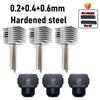 Hotend Kit for Bambu Lab A2L A1 A1 Mini, Stainless Steel Integrated High-Precision A1 Nozzle Same as Original Quality Assurance