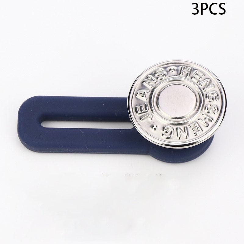 Пуговица для брюк - Без гвоздей, Съемная, Универсальная пуговица, Пуговица-удлинитель для джинсов, Регулируемая эластичная пуговица