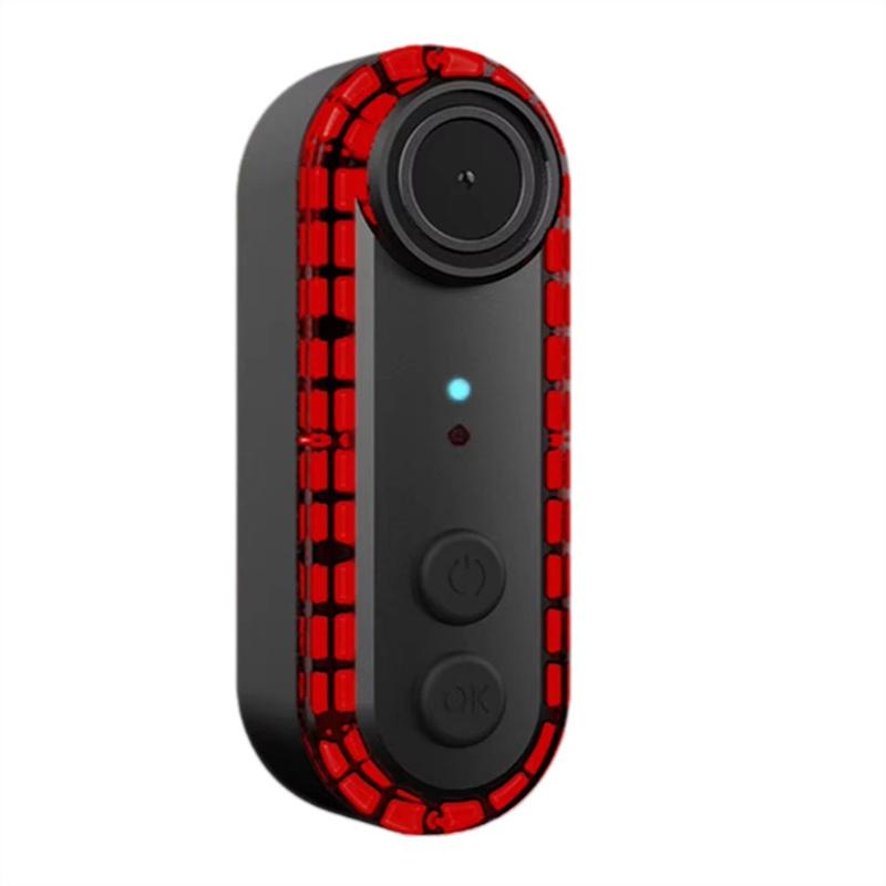 New Bicycle Rear Light with Integrated Camera,3500mAh, 5-7H Continuous Recording, Safety Gear for Road and Urban Cyclists