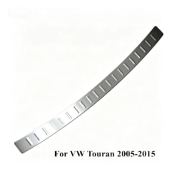 For VW Volkswagen Touran 2005 2006 2007-2015 stainless Car Door Rear Bumper Protector Sill Trunk Tread Plate Trim Car styling