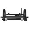 Bicycle Trailer Black 122 x 53 x 28 cm Iron