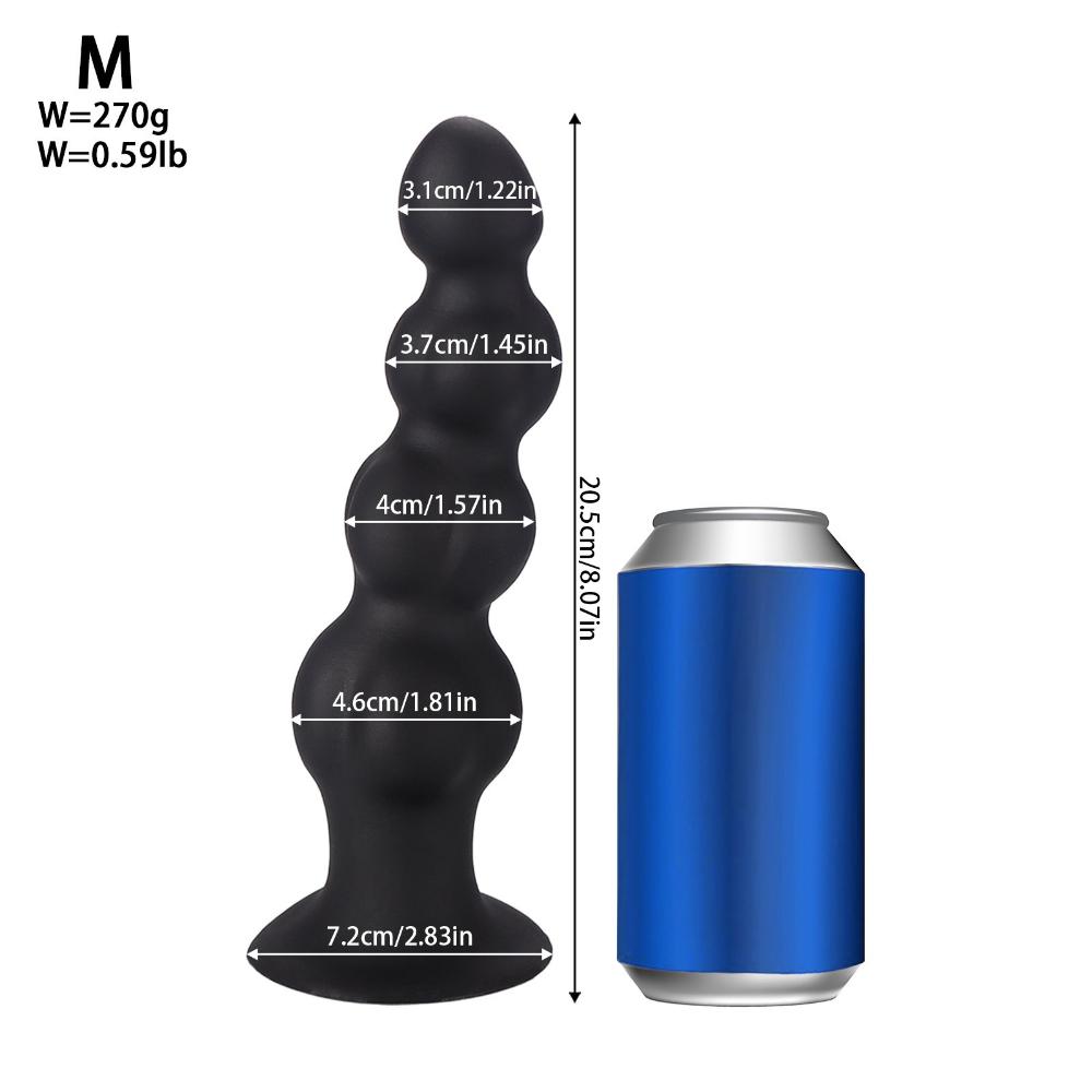 Анальная пробка с 4 шариками – Массажер простаты и точки G для мужчин и женщин, Игрушка для взрослых для чувственного оздоровления