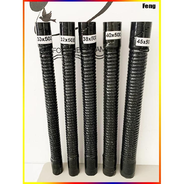 Universal Length 500mm Silicone Flexible Hose and 2Clamps ID30-1000mm Air Intake Pipe Radiator Tube High Pressure Temperature R
