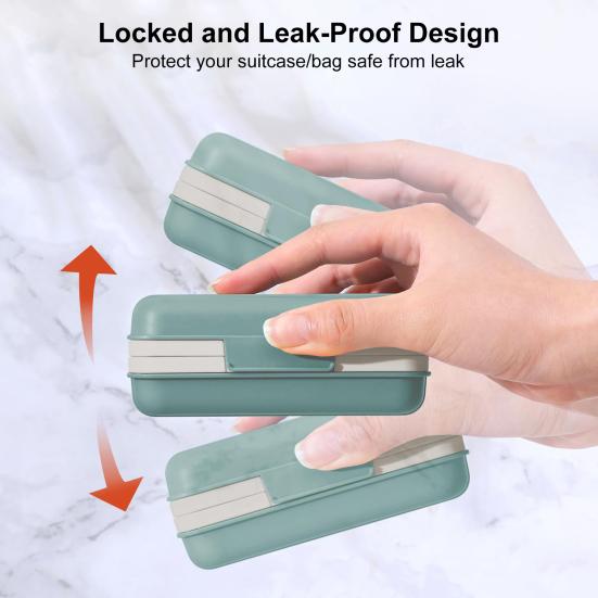 4 шт. в упаковке, дорожная мыльница, мыльница с поддоном для слива, герметичная