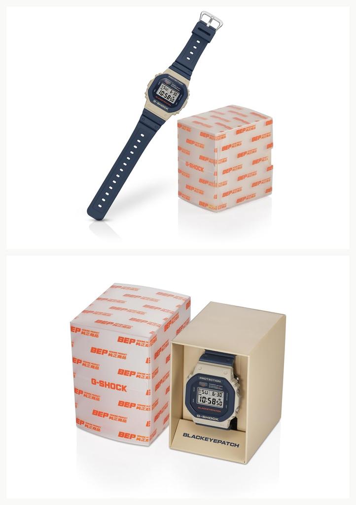 Часы BlackEyePatch Collaboration Model Navy [Casio] G-Shock [] DW-5610BEP-2JR Мужские