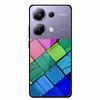 Чехол-накладка для Poco M6 Pro СтеклоЗакаленное Стекло Чехол Жесткая Задняя Панель Защита для Xiaomi Poco P oco M 6 Pro 6.67" Цветные Чехлы для Телефона