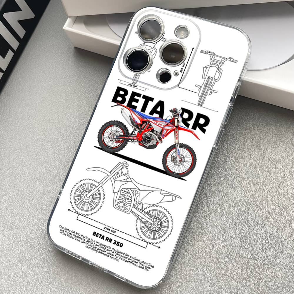 BE-TA RACING GASGAS Phone Case For iPhone 17 15 14 13 11 12 16 Pro Max Plus Mini Transparent Silicone Soft Funda