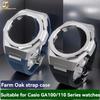 Корпус с резиновым ремешком из нержавеющей стали Для Casio GA110/100 модифицированный дуб в деревенском стиле высококачественные аксессуары для часов