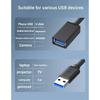 Кабель-удлинитель USB 3.0 5 Гбит/с для ТВ-приставки, Smart TV, ноутбука, ПК, высокоскоростной USB-кабель-удлинитель 0,5 м/1 м/1,5 м/2 м/3 м/5 м