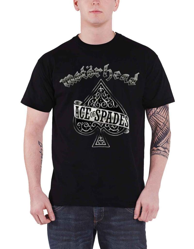 Officially licensed Motorhead Ace of Spades Mens Black T Shirt Motorhead Tee