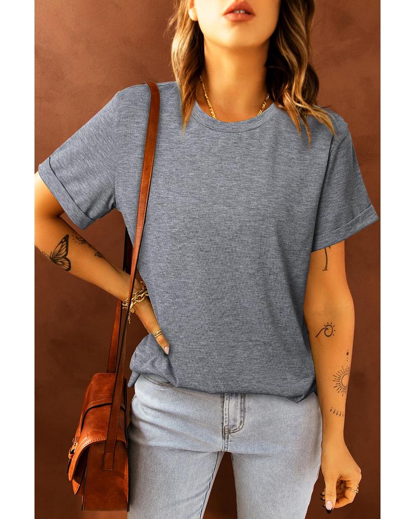 Azura Exchange Классическая футболка с круглым вырезом