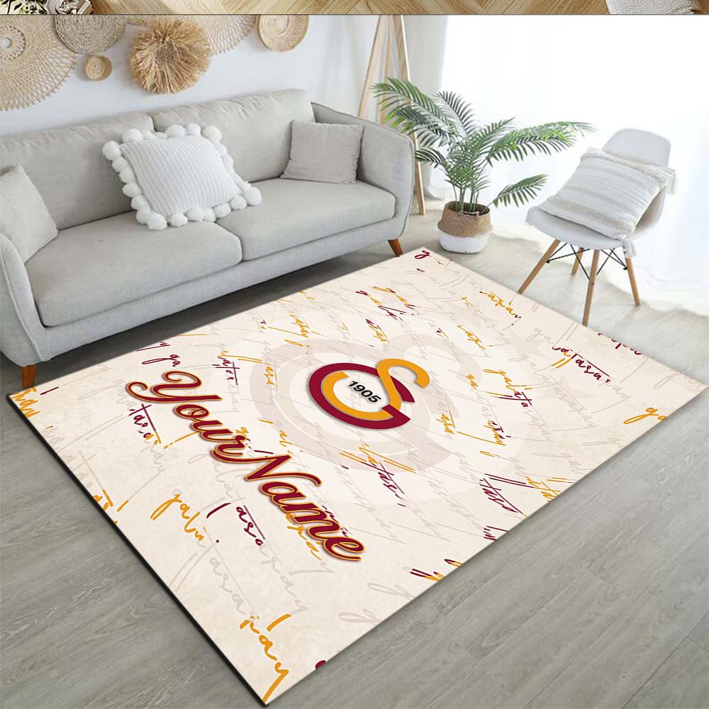 Galatasaray Personalized Name Area Rug Suitable For Entryway Balcony Study Room Dining Room Antislip Carpet Anime Office Decor