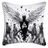 Всемирно известная рок-группа Linkin P-Park Наволочки Декоративные для дивана Домашние Двусторонние Печать Короткий Плюш Милые Наволочки