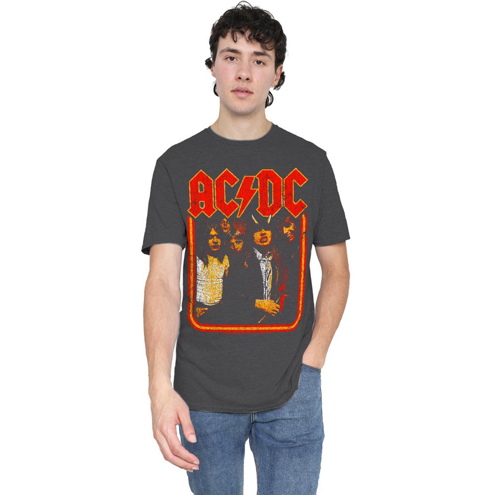 AC/DC Unisex Adult Group Distressed T-Shirt