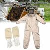 Professional Protective Clothing Suit Thickened Sheepskin Glove  Beekeeping Equipment