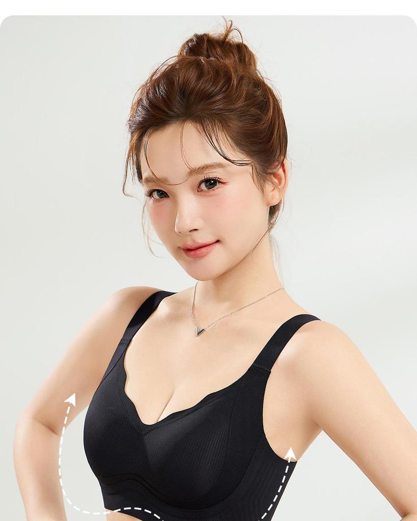 Регулируемый бюстгальтер пуш-ап с косточками и поддержкой, разглаживающий спину