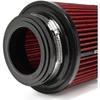 3" 3.5" 4" Inlet Car Replacement Cold Air Intake Filter 76Mm 89Mm 102Mm 3 Sizes In 1 High Flow Performance Cone Air Filter (Red)