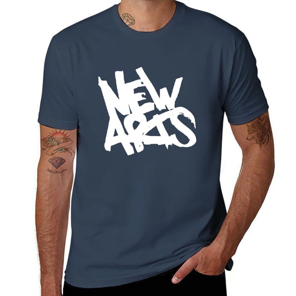 Newarts Minimalism (White) Tshirt Modern Print Casual Tshirt