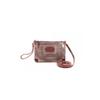 Shoulder Bag - LE TEMPS DES CERISES - SANA 4 - 100% Leather - Grey - Removable and Adjustable