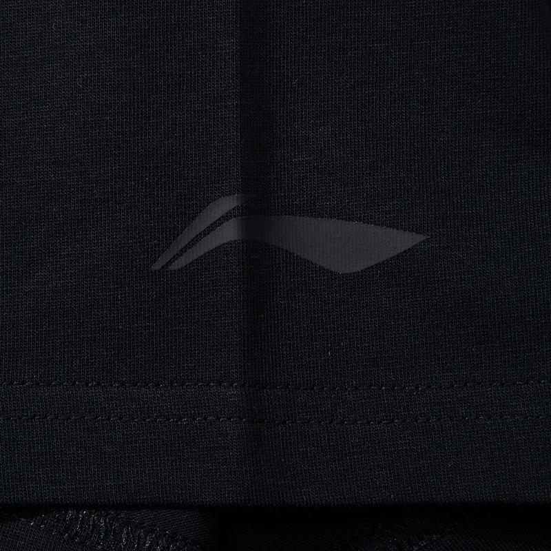 Li Ning Футболки Унисекс Черные С Круглым Вырезом AHSW845-1