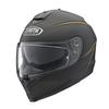 Yamaha Motorcycle Helmet Full Face ZENITH Sun Visor Model Pinstripe Black XL Size YF-9 Semi-Flat (Frosted) (60-61cm) 90791-1781X