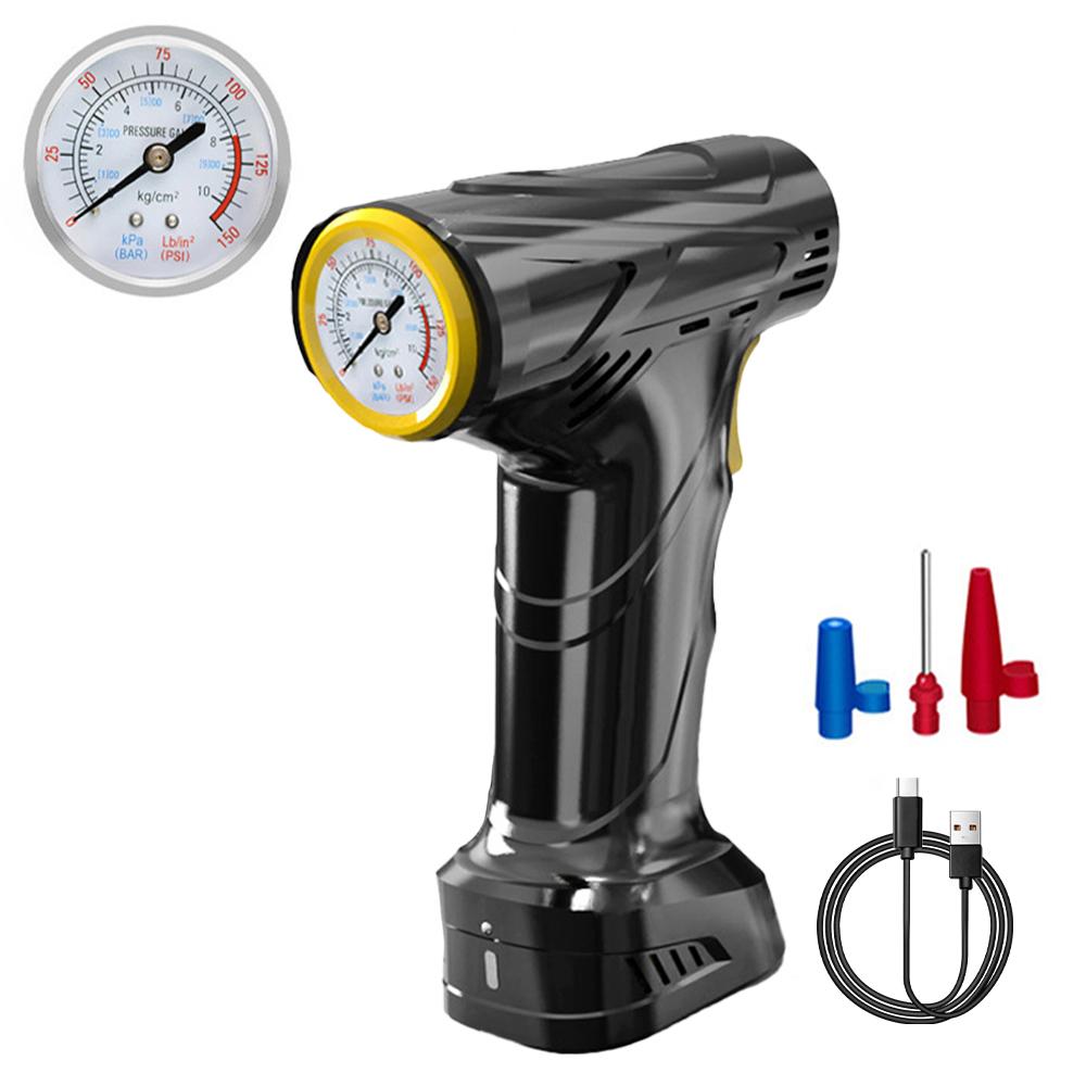 120 Вт автомобильный воздушный насос ручной воздушный компрессор портативный манометр для накачивания шин со светодиодной подсветкой для
