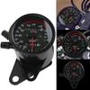 Универсальный со светодиодным сигнальным фонарем, индикатором подсветки для мотоцикла Cafe Racer, спидометром для мотоцикла 12 В, одометром