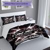 3PC Custom Name "Leipzig Soccer Crest" Bedding Set Printed Bedding Set Duvet Cover Closure Includes 1 Duvet Cover & 2 Pillowcases for All Seasons Bedr