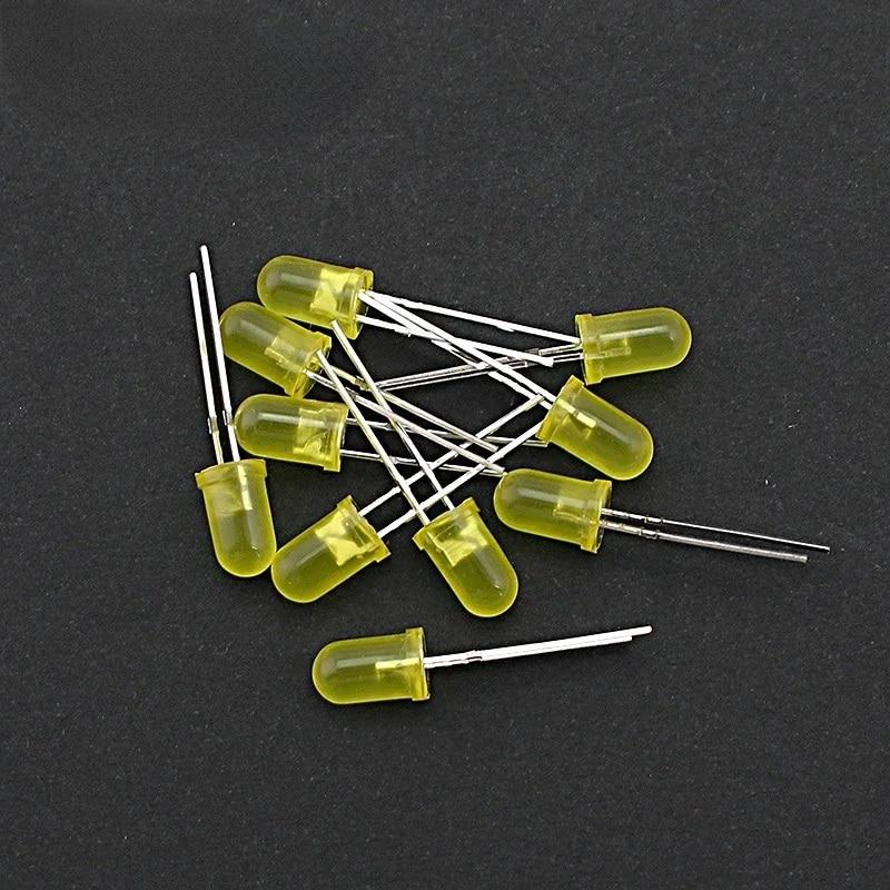 60-200 шт. F3 F5 набор светодиодных диодов 3 мм 5 мм светодиоды белый красный синий зеленый желтый оранжевый DIY электронный комплект